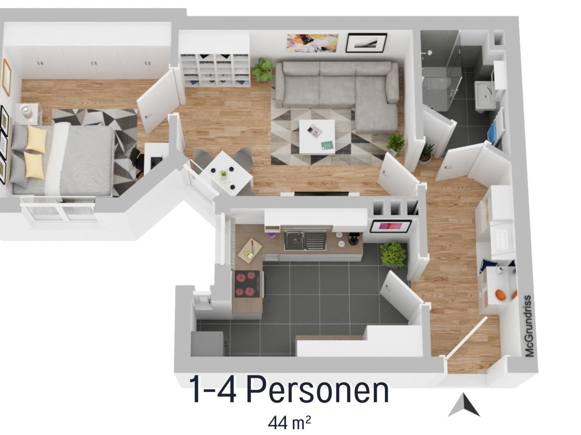 Salz&Wind Modernes Apartment In Kiel Zentral & 24H Selbst Check In *